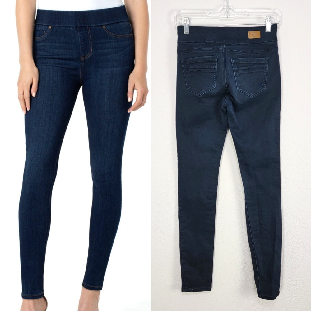 Denim Fueled Dark Wash Pull-On Skinny Jeans Size 5
